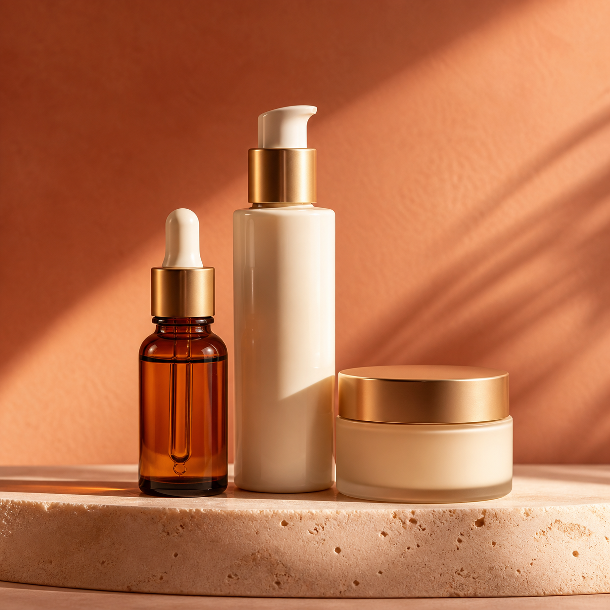 Three-piece Sunset Renewal skincare kit